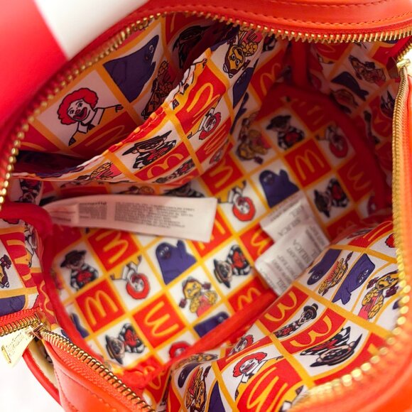 McDonald's Loungefly Ronald McDonald mini backpack - Picture 4 of 6